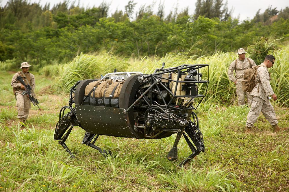 ربات چهارپا ارتش آمریکا